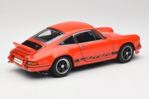 Porsche 911 Carrera RS 2.7 Orange & Bandes Noires AUTOart 1:18 78054 Métal — image 3 sur 8