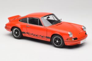 Porsche 911 Carrera RS 2.7 Orange & Bandes Noires AUTOart 1:18 78054 Métal — image 6 sur 8