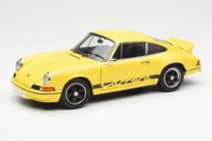 Porsche 911 Carrera RS 2.7 Jaune AUTOart 1:18 78053 Métal
