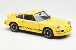 Porsche 911 Carrera RS 2.7 Jaune AUTOart 1:18 78053 Métal — image 6 sur 8