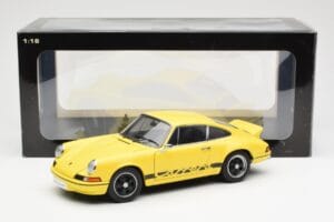 Porsche 911 Carrera RS 2.7 Jaune AUTOart 1:18 78053 Métal — image 8 sur 8