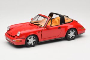 Porsche 911 Carrera Targa Rouge Anson 1:18 3054 Métal