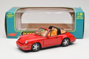 Porsche 911 Carrera Targa Rouge Anson 1:18 3054 Métal — image 8 sur 8