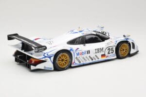 Porsche 911 GT1 #25 Porsche AG U. Alzen / J. Muller / B. Wollek 24 Hours of Le Mans 1998 Maisto 1:18 56052 Métal — image 3 sur 8