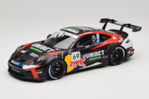 Porsche 911 GT3 Cup 992 #69 K. Rovanpera Zolder GP 2024 IXO 1:18 18RMC226 Métal