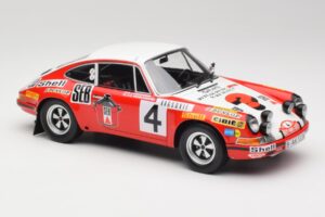 Porsche 911 S #4 G. Larrousse / M. Perramond 2nd Place Rally Monte Carlo 1972 Minichamps 1:18 107726804 Résine — image 4 sur 6
