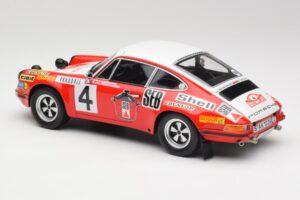 Porsche 911 S #4 G. Larrousse / M. Perramond 2nd Place Rally Monte Carlo 1972 Minichamps 1:18 107726804 Résine — image 5 sur 6