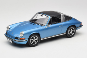 Porsche 911 S Targa Blue Metallic Norev 1:18 187646 Métal — image 2 sur 8