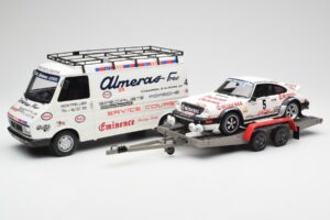 Porsche 911 SC Group 4 Citroen C35 Assistance Rally Portugal 1981 Otto 1:18 OT374 Résine