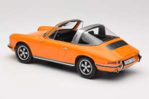 Porsche 911 T Targa Orange Norev 1:18 187220 Métal — image 7 sur 8