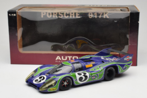 Porsche 917 LH #3 Hippie 2nd Place 24 Hours of Le Mans 1970 AUTOart 1:18 87075-R1 Métal — image 8 sur 8