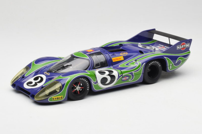 Porsche 917 LH #3 Hippie 2nd Place 24 Hours of Le Mans 1970 AUTOart 1:18 87075-R1 Métal