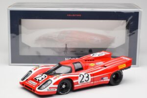 Porsche 917K #23 R. Attwood / H. Herrmann 24 Hours of Le Mans Winner 1970 Norev 1:18 187586 Métal — image 6 sur 6