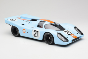 Porsche 917K Gulf #21 P. Rodriguez / L. Kinnunen J.W. Automotive Engineering 24 Hours of Le Mans 1970 Minichamps 1:12 1237066 — image 4 sur 6