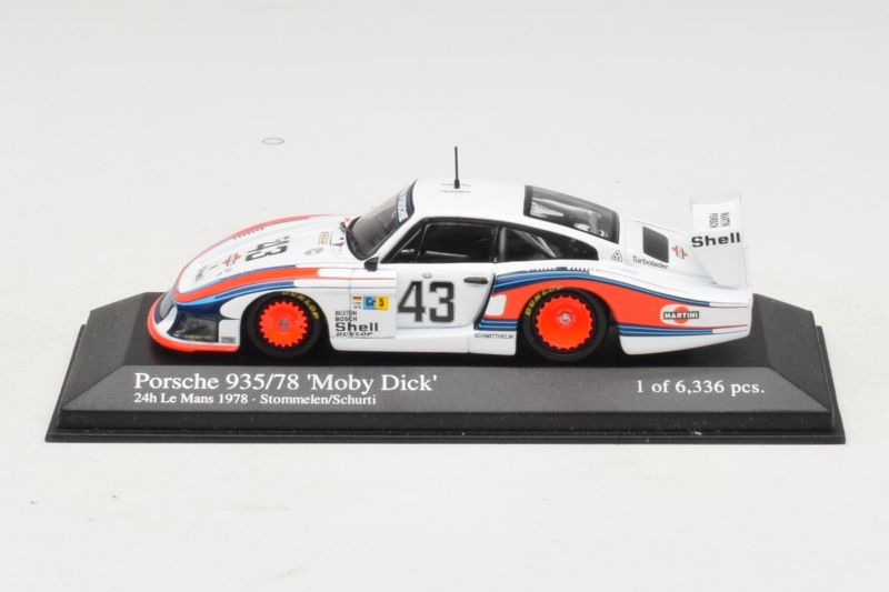 Porsche 935/78 Moby Dick #43 R. Stommelen / M. Schurti 24 Hours of Le Mans 1978 Minichamps 1:43 430786743 Métal