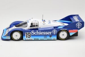 Porsche 956K Group C #19 Brun Motorsport Schiesser S. Bellof / T. Boutsen 1000km Hockenheim 1985 Minichamps 1:18 155856619 Mé — image 3 sur 6