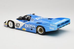 Porsche 956L #47 Hugo Boss V. Merl / H. Grohs / A. Plankenhorn 24 Hours of Le Mans 1984 Minichamps 1:18 183846947 Métal — image 7 sur 8
