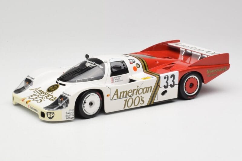 Porsche 956L #33 D. Hobbs / G. Gartner / J. Edwards 24 Hours of Le Mans 1985 Minichamps 1:18 183856933 Métal