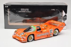 Porsche 962C #17 Jägermeister T. Boutsen / F. Jelinski 1000km Spa 1986 Minichamps 1:18 155866517 Métal — image 6 sur 6