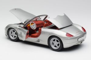 Porsche Boxster 986 Argent Maisto 1:18 37800-M3 Métal — image 5 sur 8