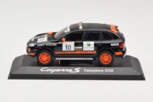 Porsche Cayenne 955 S Transsyberia #10 Noir Orange 2008 Minichamps 1:43 WAP02001819 Métal