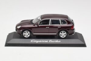 Porsche Cayenne 955 Turbo Rouge Foncé Minichamps 1:43 WAPC2000113 Métal