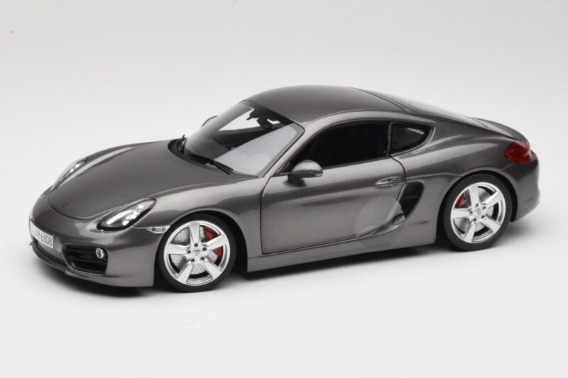 Porsche Cayman 981 S Gris Minichamps 1:18 WAP0210070D Métal