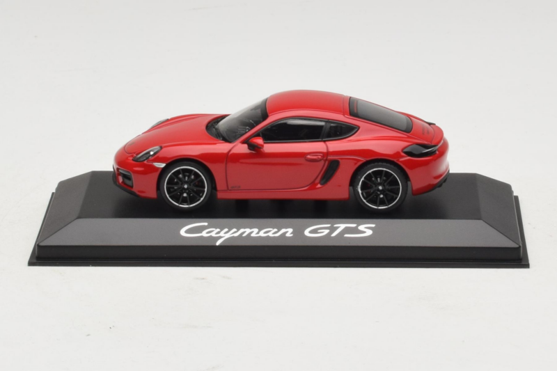 Porsche Cayman 981 GTS Rouge Minichamps 1:43 WAP0200150E Métal