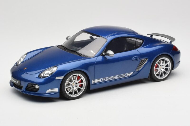 Porsche Cayman R 987.2 Aqua Blue Metallic GT Spirit 1:18 GT901 Résine