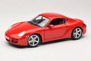 Porsche Cayman S 987.2 Rouge Maisto 1:18 31122 Métal