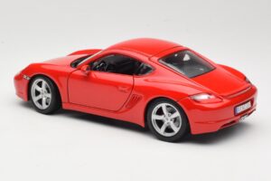 Porsche Cayman S 987.2 Rouge Maisto 1:18 31122 Métal — image 7 sur 8
