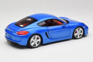 Porsche Cayman 981 S Aqua Bleu Métallique Minichamps 1:18 110062221 Métal — image 3 sur 8