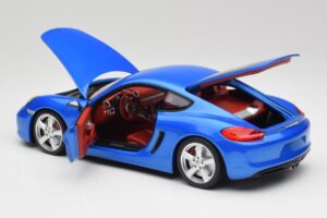 Porsche Cayman 981 S Aqua Bleu Métallique Minichamps 1:18 110062221 Métal — image 5 sur 8