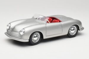 Porsche No. 1 356 Roadster Fish Argent Maisto 1:18 31853 Métal
