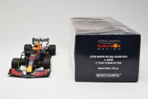 Red Bull Racing RB16 #23 A. Albon 4th Place Styrian GP 2020 Minichamps 1:18 110200223 Métal — image 6 sur 6