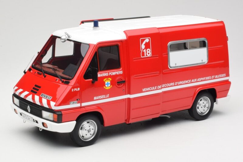 Renault Master T30 VSAB Pompiers Rouge Otto 1:18 OT1107 Résine