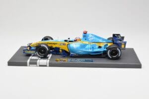Renault R25 #5 F. Alonso 2nd Place British GP 2005 Minichamps 1:18 117051105 Métal