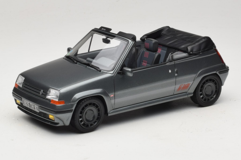 Renault Super 5 GT Turbo Cabriolet EBS Gris Tungstene Otto 1:18 OT1196 Résine