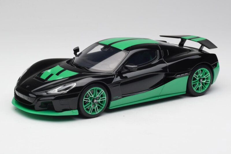 Rimac Nevera Record Monochrome Noir GT Spirit 1:18 GT916 Résine