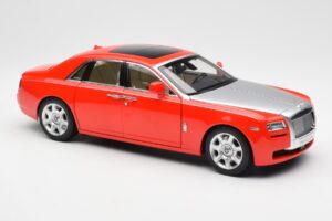 Rolls-Royce Ghost Rouge & Argent Kyosho 1:18 008802RS Métal — image 6 sur 8