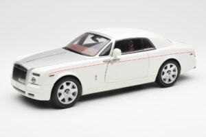 Rolls-Royce Phantom Coupe English Blanc Argent Kyosho 1:18 08861EW Métal