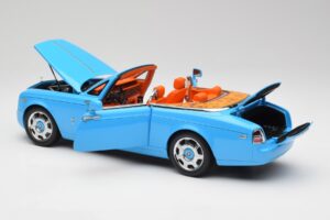 Rolls-Royce Phantom Drophead Coupe Powder Bleu Kyosho 1:18 08871BL Métal — image 7 sur 10