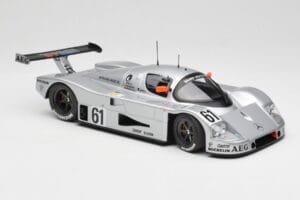 Sauber Mercedes C9 #61 M. Baldi / K. Acheson / G. Brancatelli 2nd Place 24 Hours of Le Mans 1989 Minichamps 1:18 155893561 Mé — image 4 sur 6