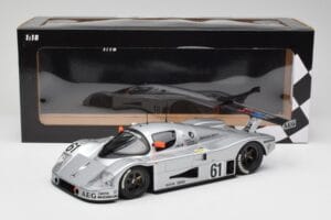 Sauber Mercedes C9 #61 M. Baldi / K. Acheson / G. Brancatelli 2nd Place 24 Hours of Le Mans 1989 Minichamps 1:18 155893561 Mé — image 6 sur 6