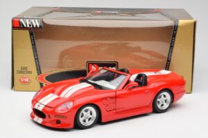 Shelby Series 1 Cabriolet Rouge Bburago 1:18 3353 Métal — image 8 sur 8
