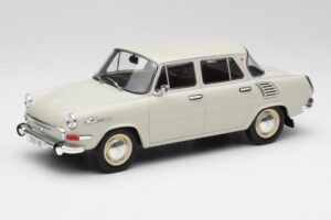 Skoda 1000 MB Gris & Blanc MCG 1:18 MCG18275 Métal