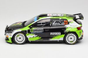 Skoda Fabia Rally2 #23 O. Solberg / E. Edmondson Rally Monte Carlo 2023 IXO 1:18 18RMC155A Métal — image 3 sur 6