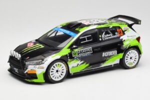 Skoda Fabia Rally2 #23 O. Solberg / E. Edmondson Rally Monte Carlo 2023 IXO 1:18 18RMC155A Métal