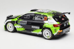 Skoda Fabia Rally2 #23 O. Solberg / E. Edmondson Rally Monte Carlo 2023 IXO 1:18 18RMC155A Métal — image 5 sur 6