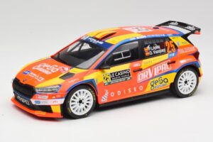 Skoda Fabia Rally2 #25 P. Lopez Rally Monte Carlo 2024 IXO 1:18 18RMC199 Métal